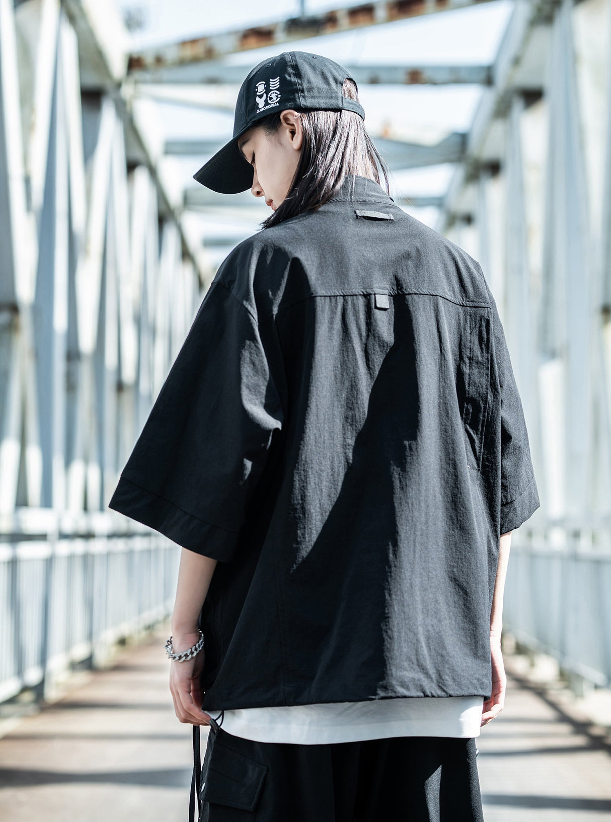 Dusk X2 Hooded Kimono Jacket From Niepce Inc