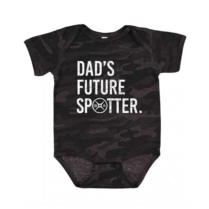Dads Future Spotter Onesie from DadBod Apparel