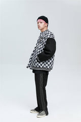 Checkered Winter Bomber Jacket from Niepce Inc