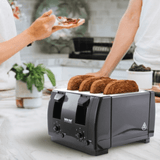 Better Chef Wide Slot 4-Slice Dual Control Toaster from Jupiter Gear Home
