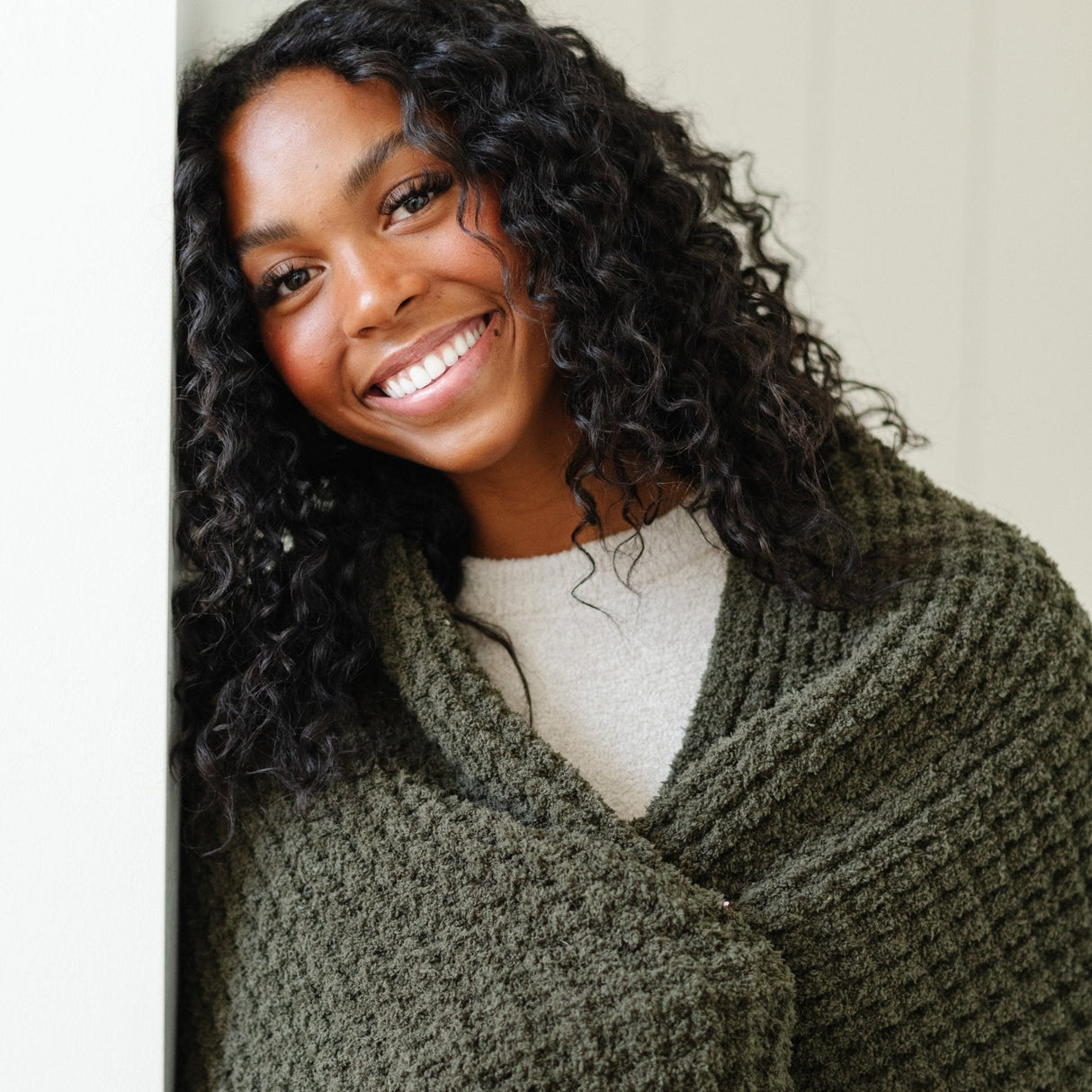 WAFFLE KNIT THROW BLANKETS From Saranoni