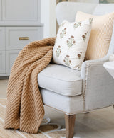 WAFFLE KNIT XL THROW BLANKETS From Saranoni