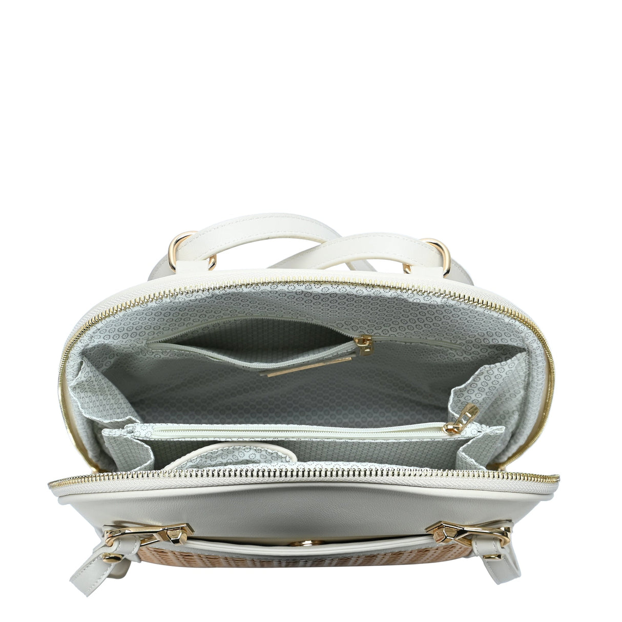 Daisy Rattan Convertible Backpack from MMS Brands