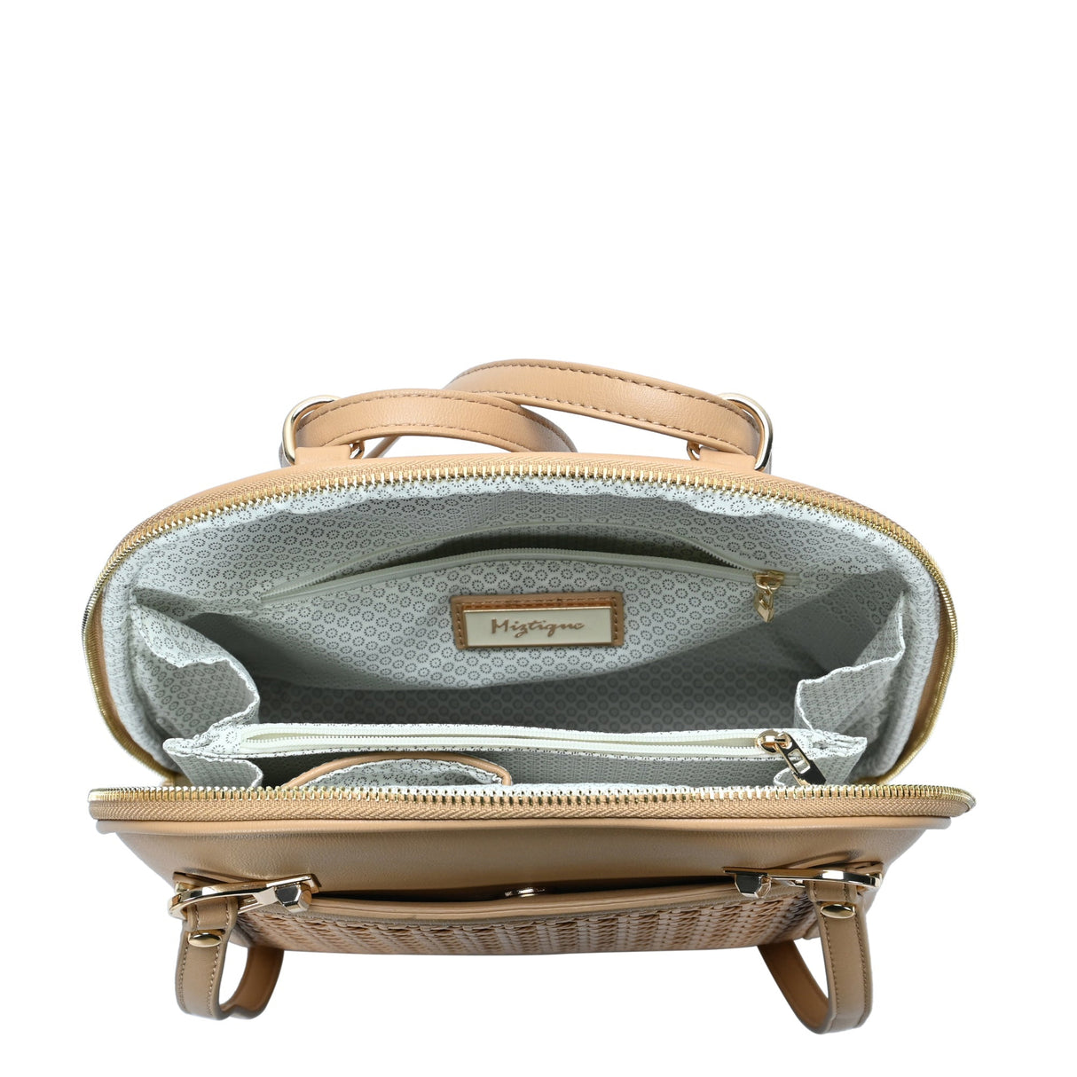 Daisy Rattan Convertible Backpack from MMS Brands