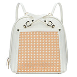 Daisy Rattan Convertible Backpack from MMS Brands
