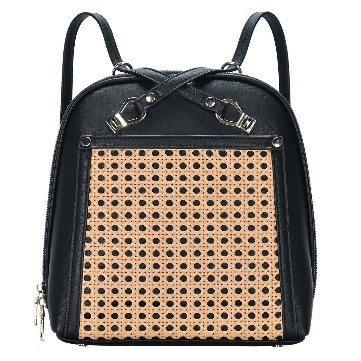 Daisy Rattan Convertible Backpack from MMS Brands