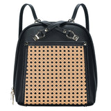 Daisy Rattan Convertible Backpack from MMS Brands