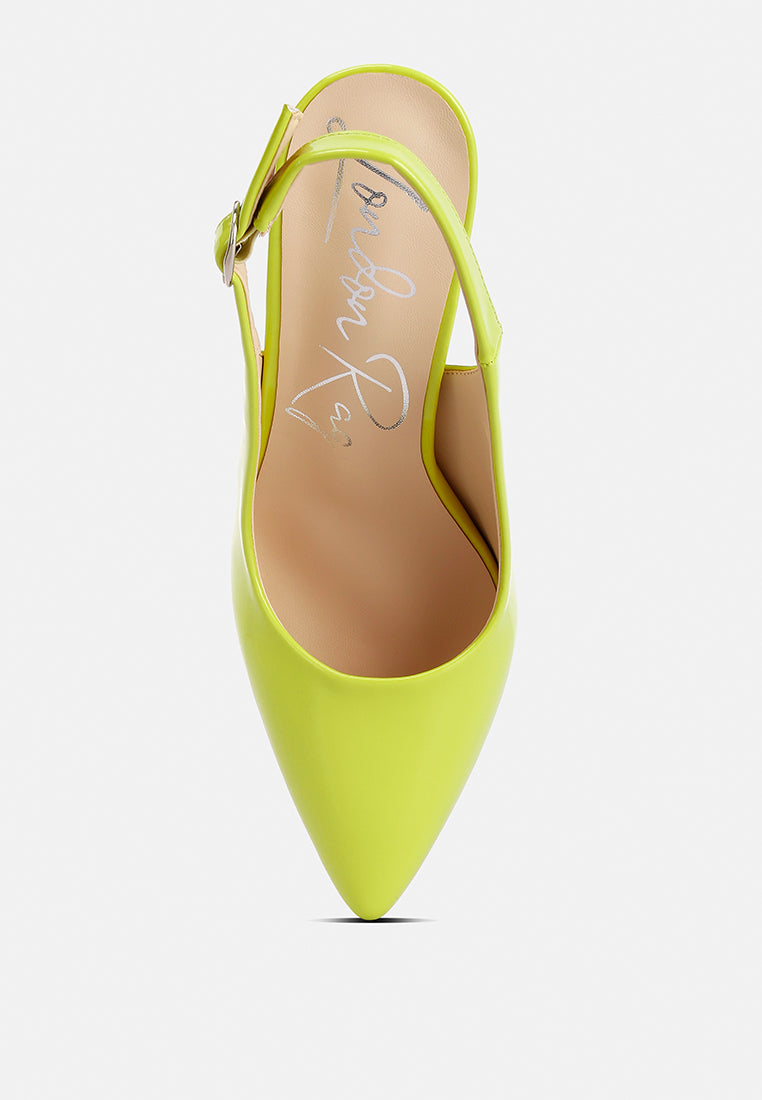 Dalaney Slingback High Block Sandals from London Rag International