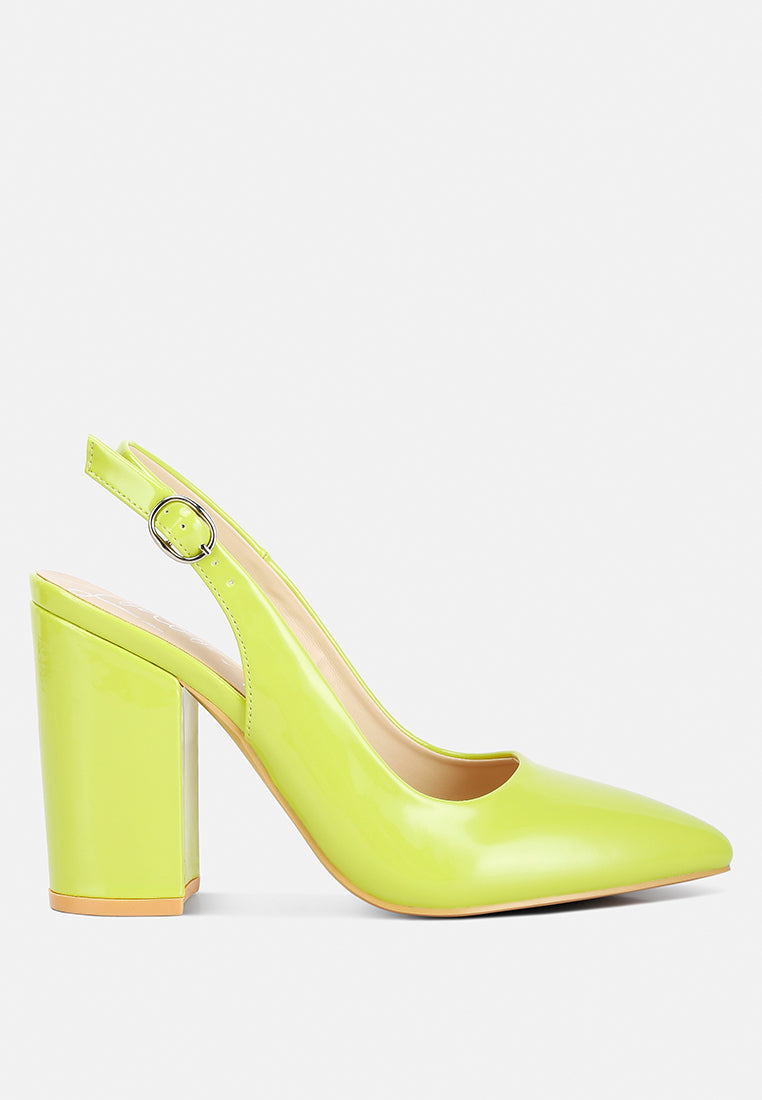Dalaney Slingback High Block Sandals from London Rag International