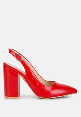 Dalaney Slingback High Block Sandals from London Rag International