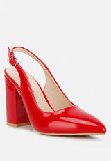 Dalaney Slingback High Block Sandals from London Rag International