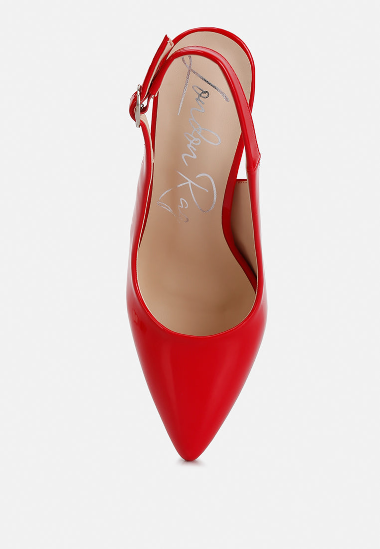 Dalaney Slingback High Block Sandals from London Rag International