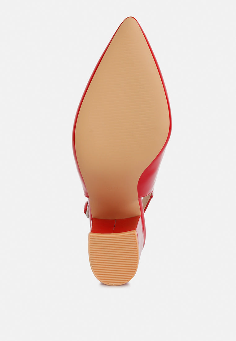 Dalaney Slingback High Block Sandals from London Rag International