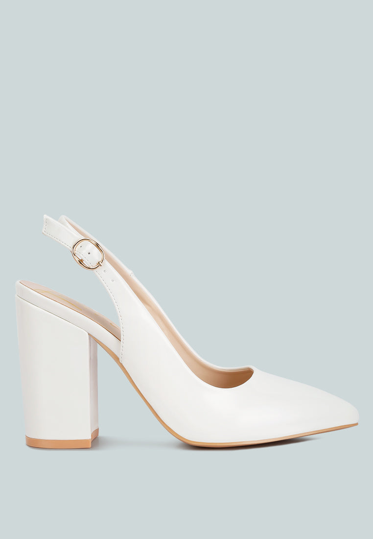 Dalaney Slingback High Block Sandals from London Rag International