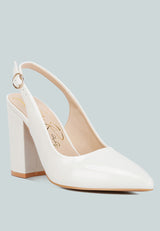 Dalaney Slingback High Block Sandals from London Rag International
