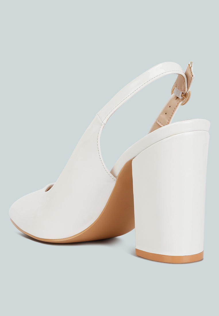 Dalaney Slingback High Block Sandals from London Rag International