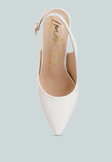 Dalaney Slingback High Block Sandals from London Rag International