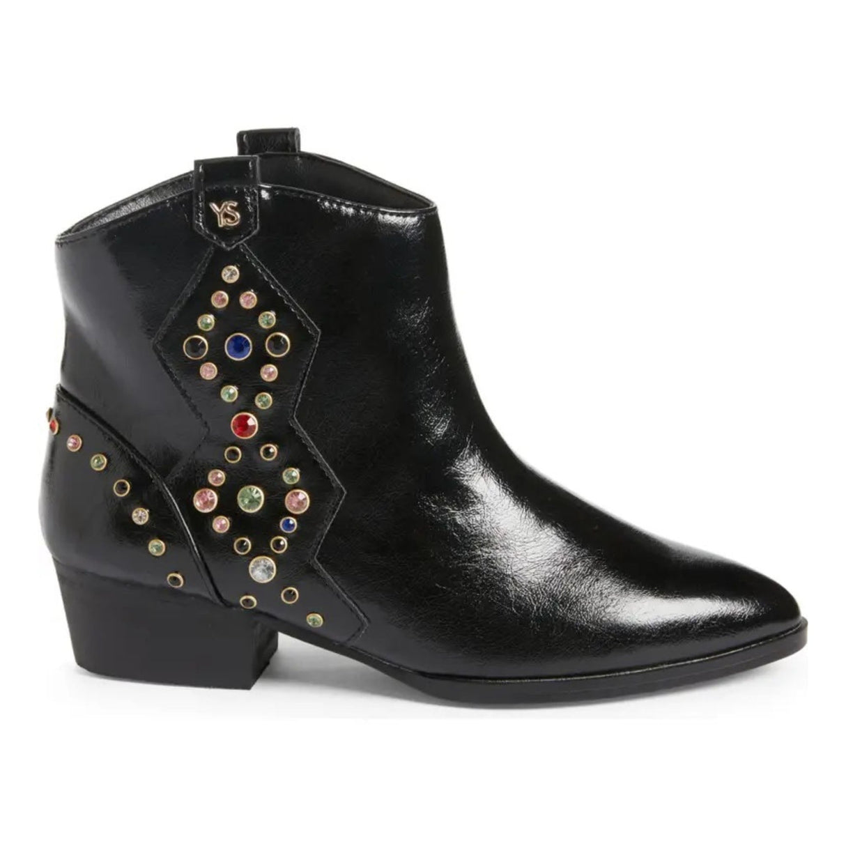 Miss Dallas Gem Western Boot in Black - Kids from Yosi Samra