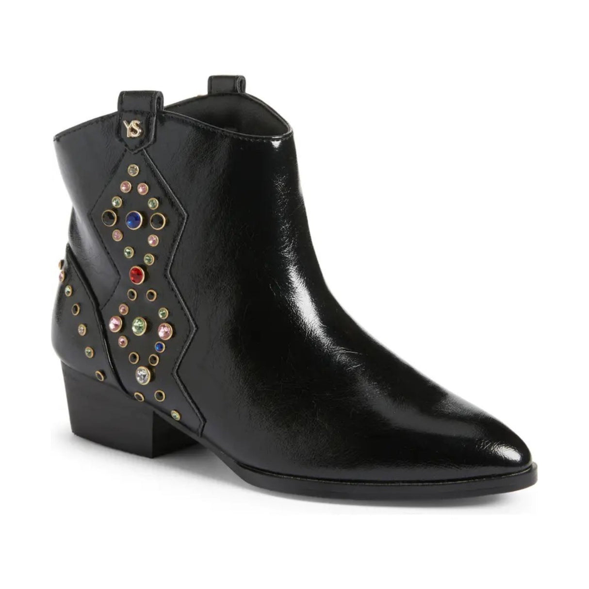 Miss Dallas Gem Western Boot in Black - Kids from Yosi Samra