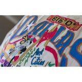 Dallas Hand-Embroidered Pillow from Quirks!