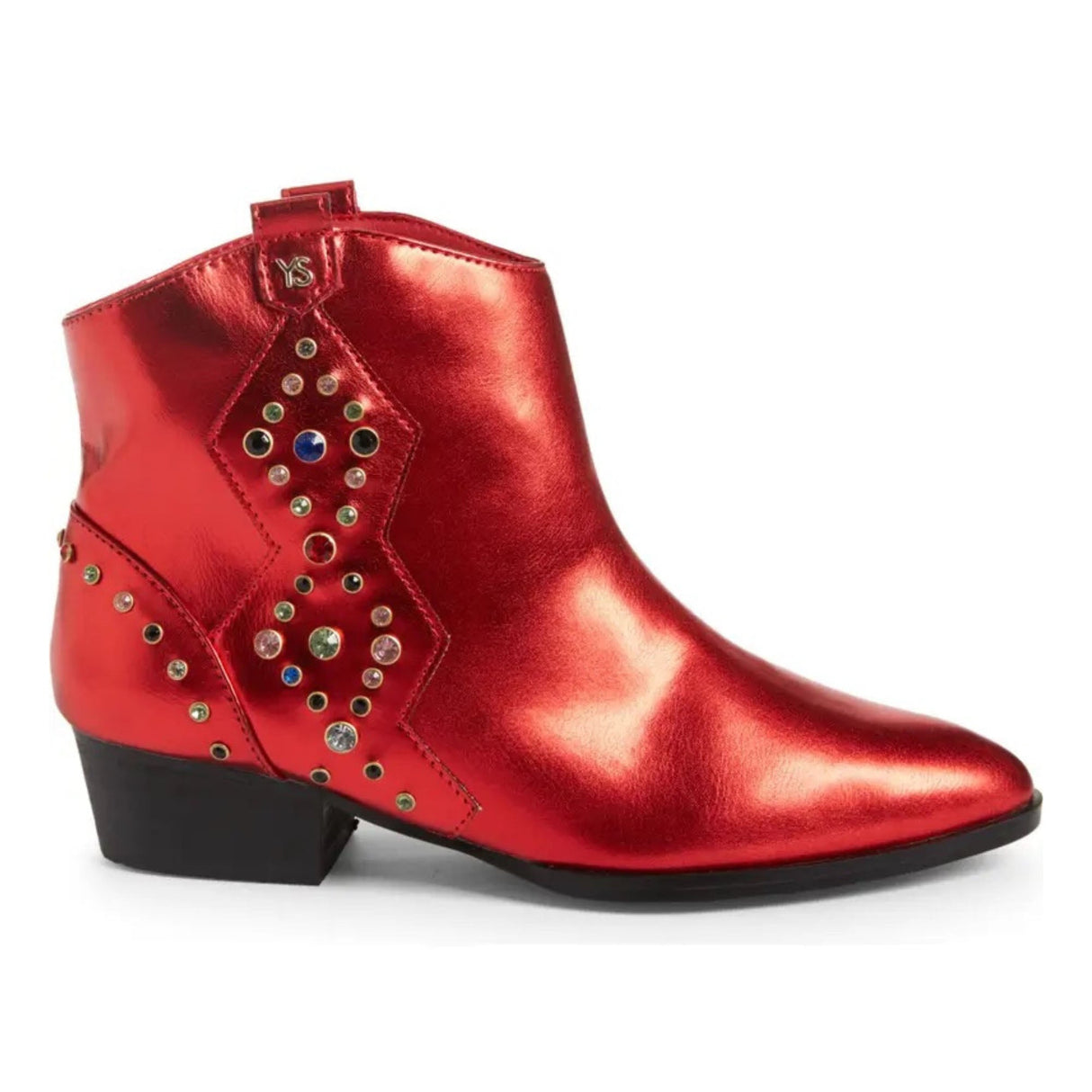 Miss Dallas Gem Western Boot in Red - Kids from Yosi Samra