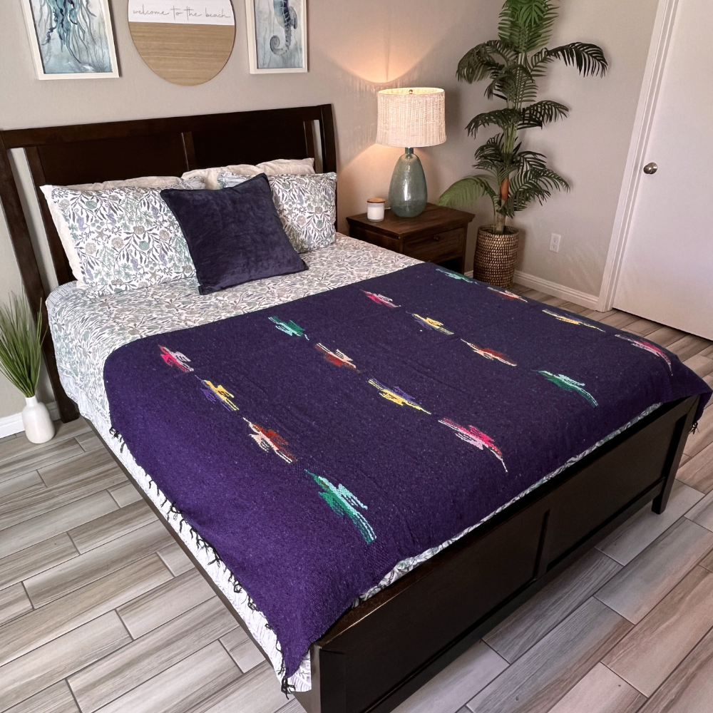 Purple Baja Thunderbird Blanket from West Path