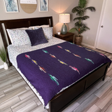 Purple Baja Thunderbird Blanket from West Path