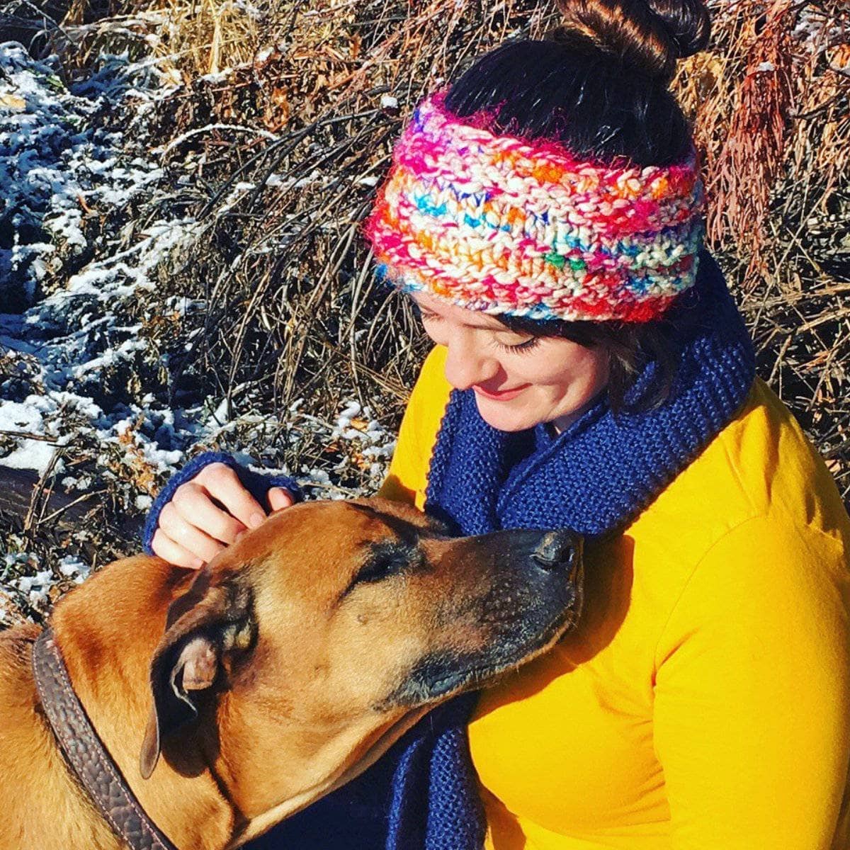 Darn Cute Ear Warmer Knitting Pattern from Darn Good Yarn