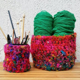 Darn Good Catchall Basket Crochet Pattern from Darn Good Yarn