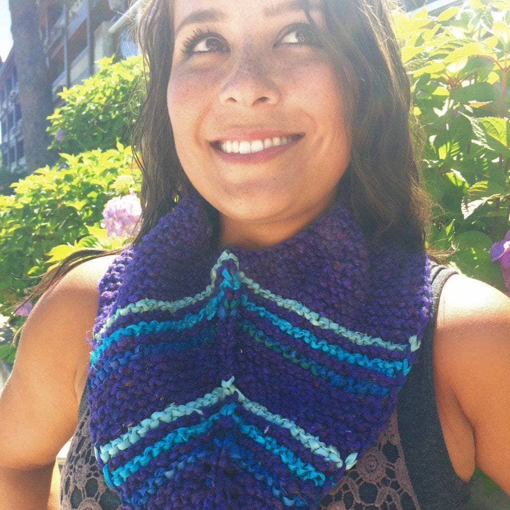 Darn Good Handkerchief Cowl Pattern from Darn Good Yarn