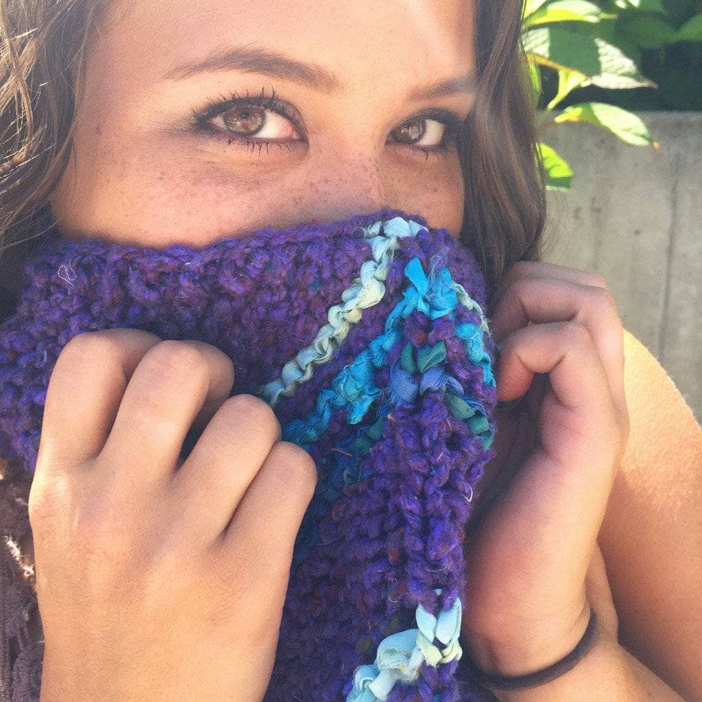 Darn Good Handkerchief Cowl Pattern from Darn Good Yarn
