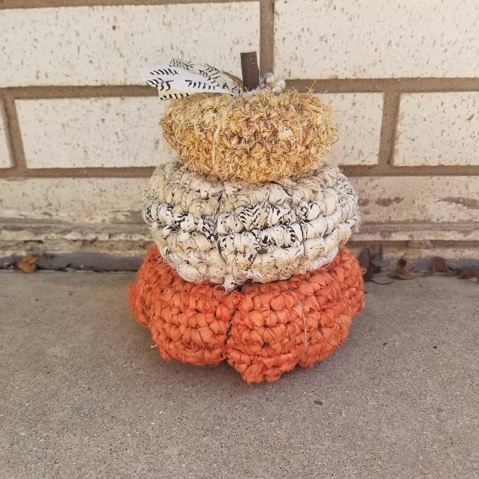 Darn Good Pumpkin Stack Crochet Pattern from Darn Good Yarn
