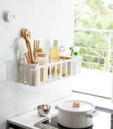 Magnetic Storage Basket - Steel + Wood from Yamazaki Home