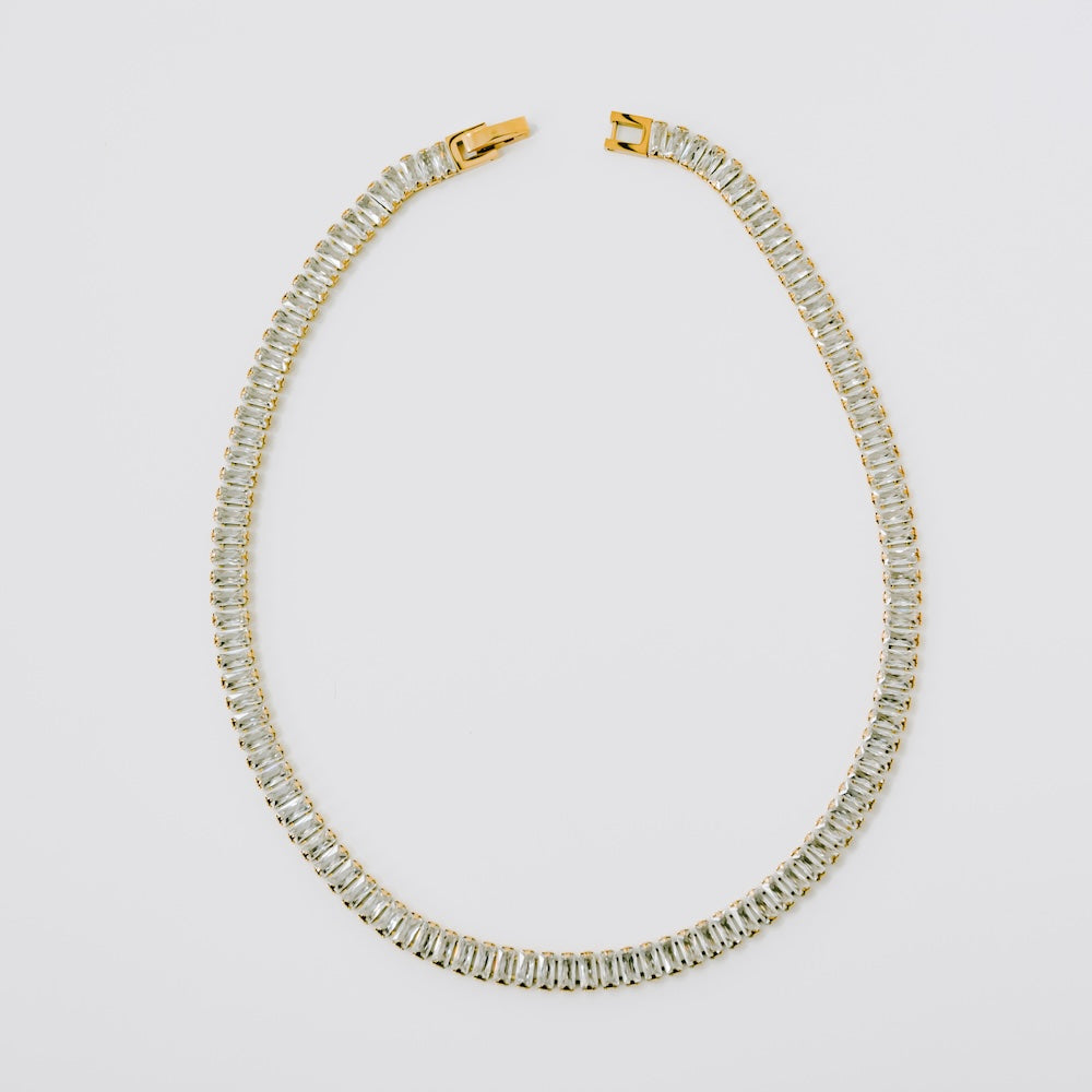 Dazed In Diamonds Choker Necklace - WATERPROOF from Pretty Simple