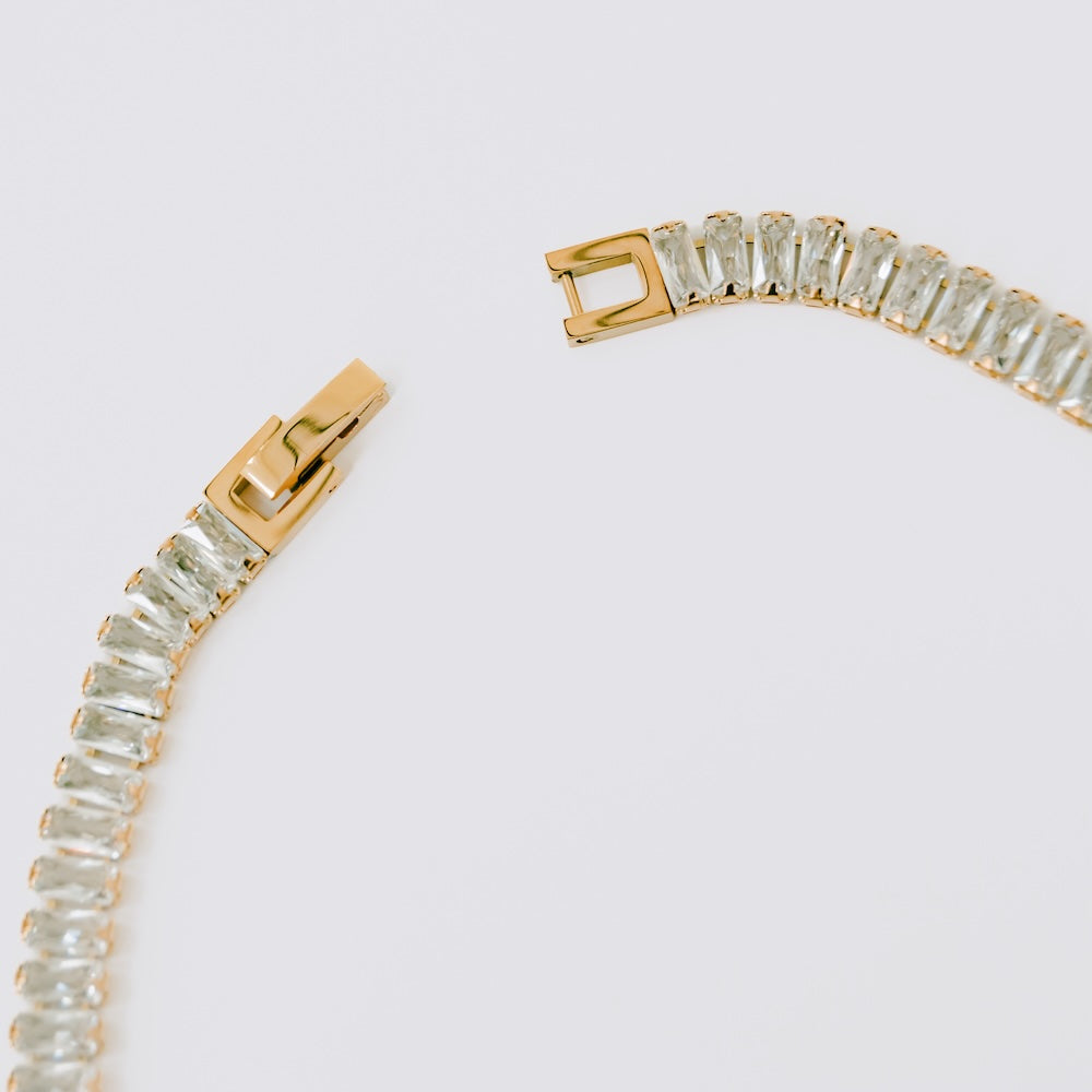 Dazed In Diamonds Choker Necklace - WATERPROOF from Pretty Simple