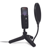 Emerson USB Gaming and Streaming Condenser Microphone with LED Lighting from Jupiter Gear Home