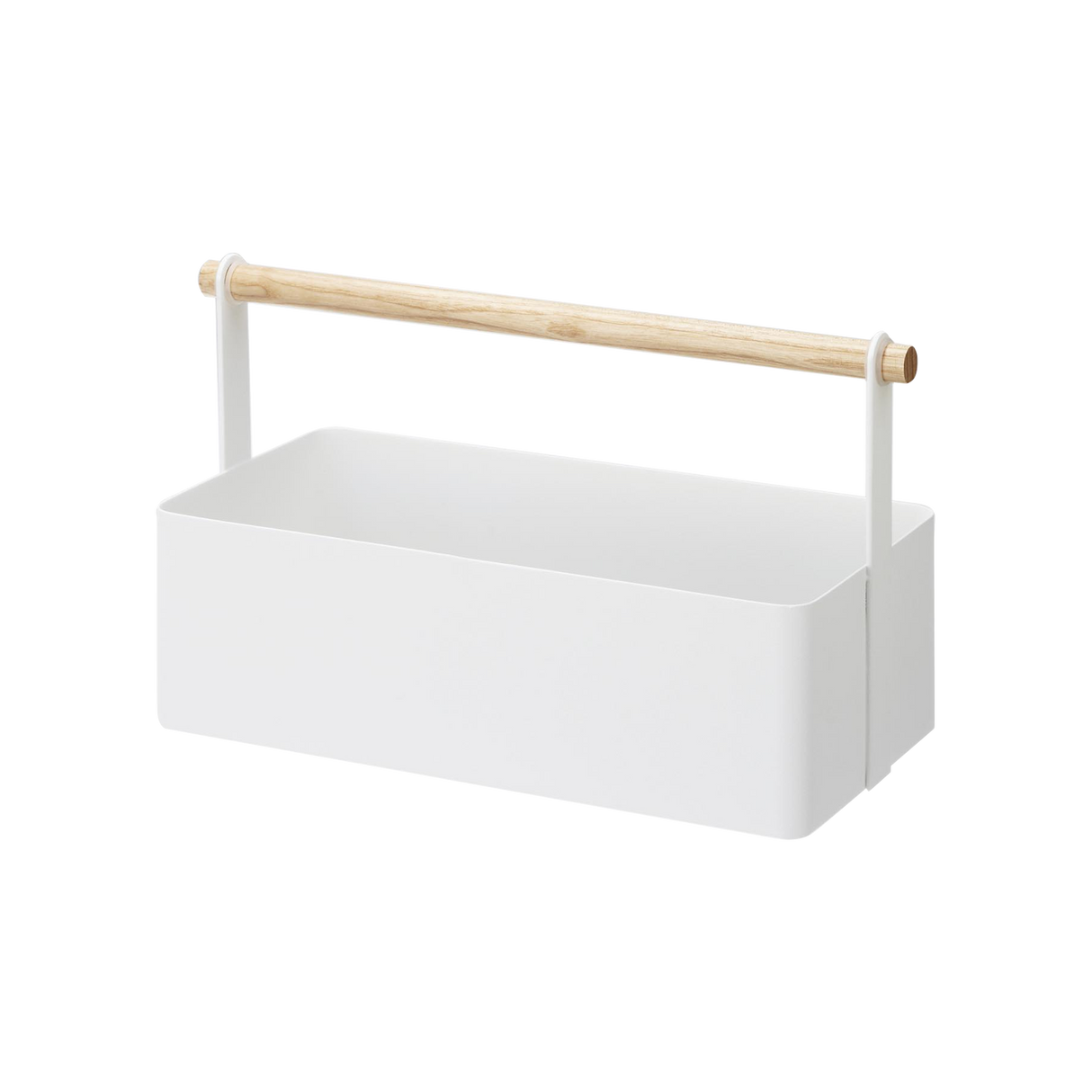 Storage Caddy - 2 Sizes - Steel + Wood from Yamazaki Home
