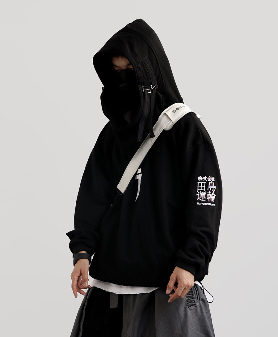 Black I-Tech Hoodie from Niepce Inc