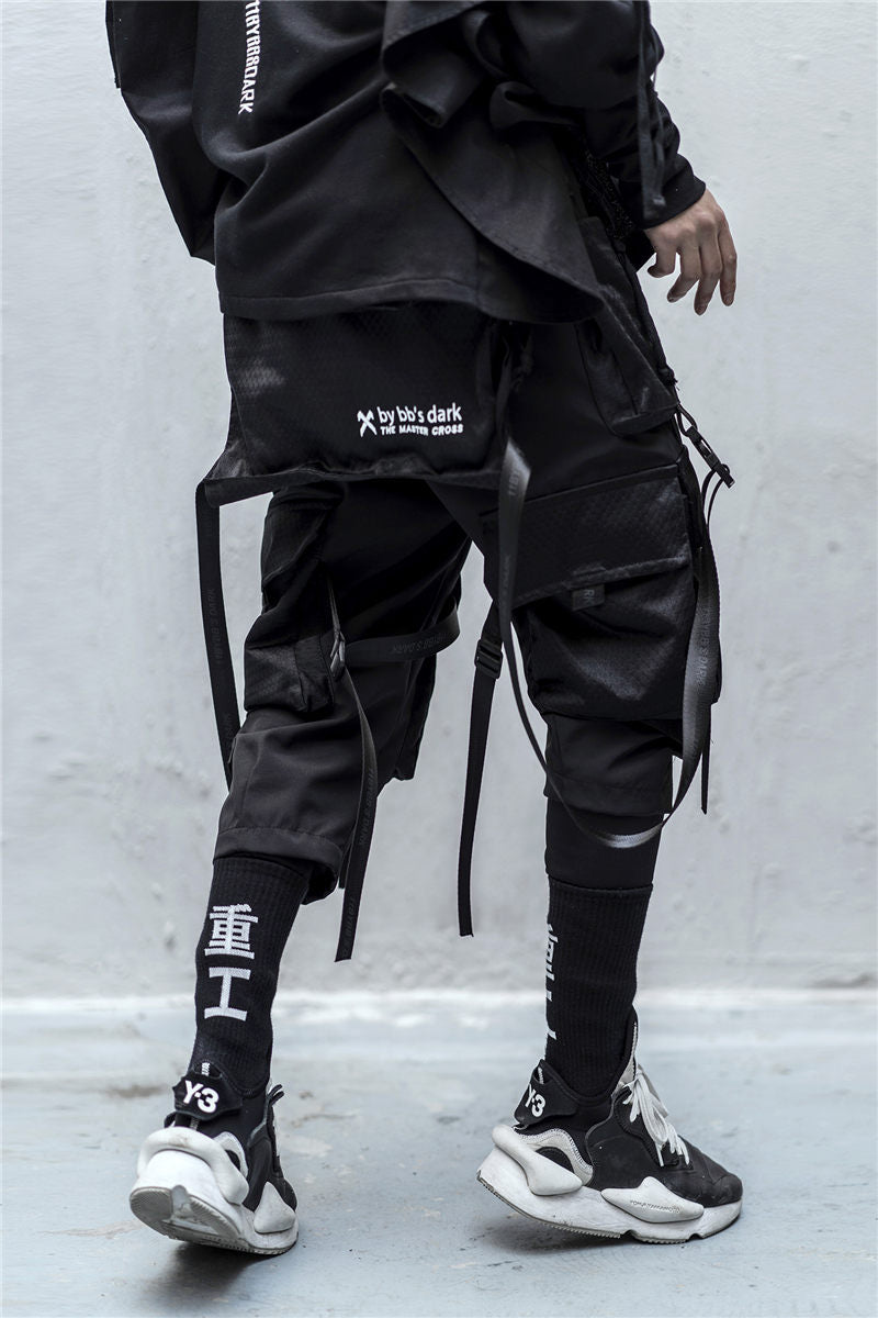 Master Crossover Black Jogger Pants  From Niepce Inc