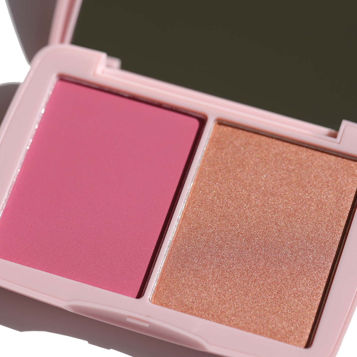 Double Dipper Color Duo from Half Caked - Buttery Soft Highlighter and Silky Blush/Bronzer