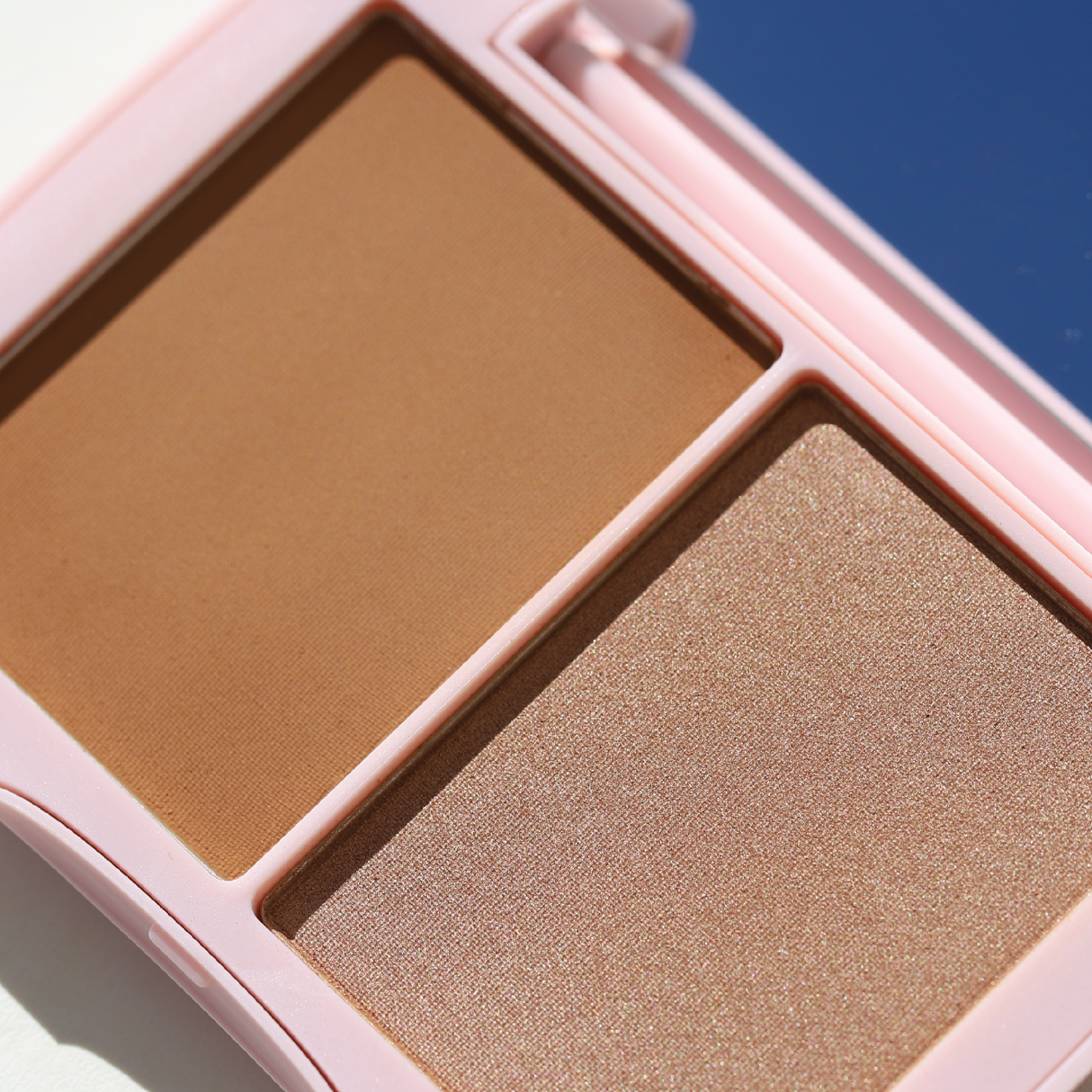 Double Dipper Color Duo from Half Caked - Buttery Soft Highlighter and Silky Blush/Bronzer
