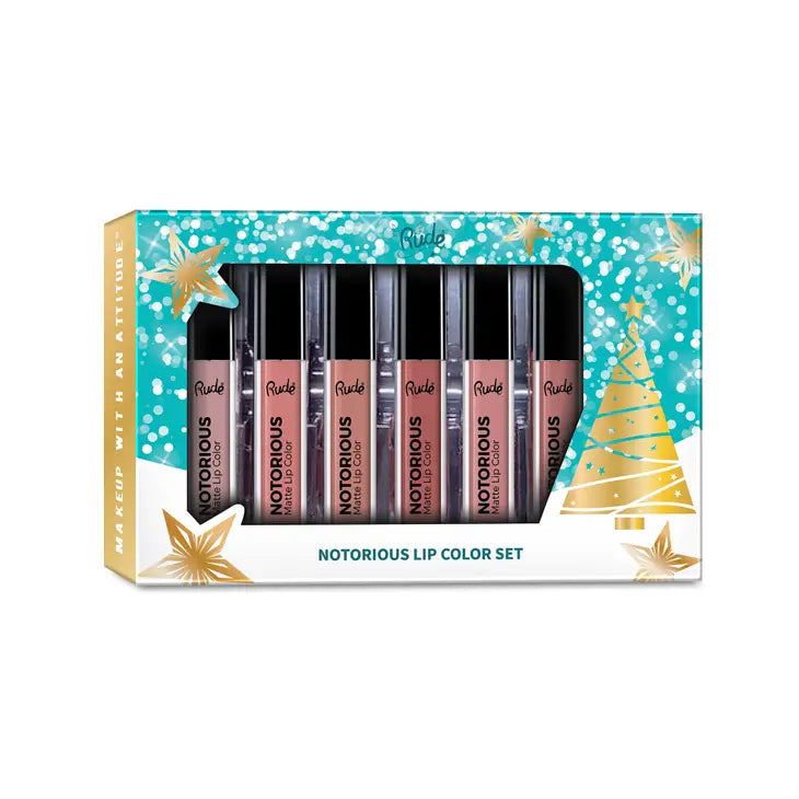Notorious Lip Color Gift Set - Nude from Rude Cosmetics