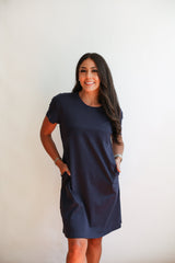 Breastfeeding Invisible Zipper T-Shirt Dress From Movemama