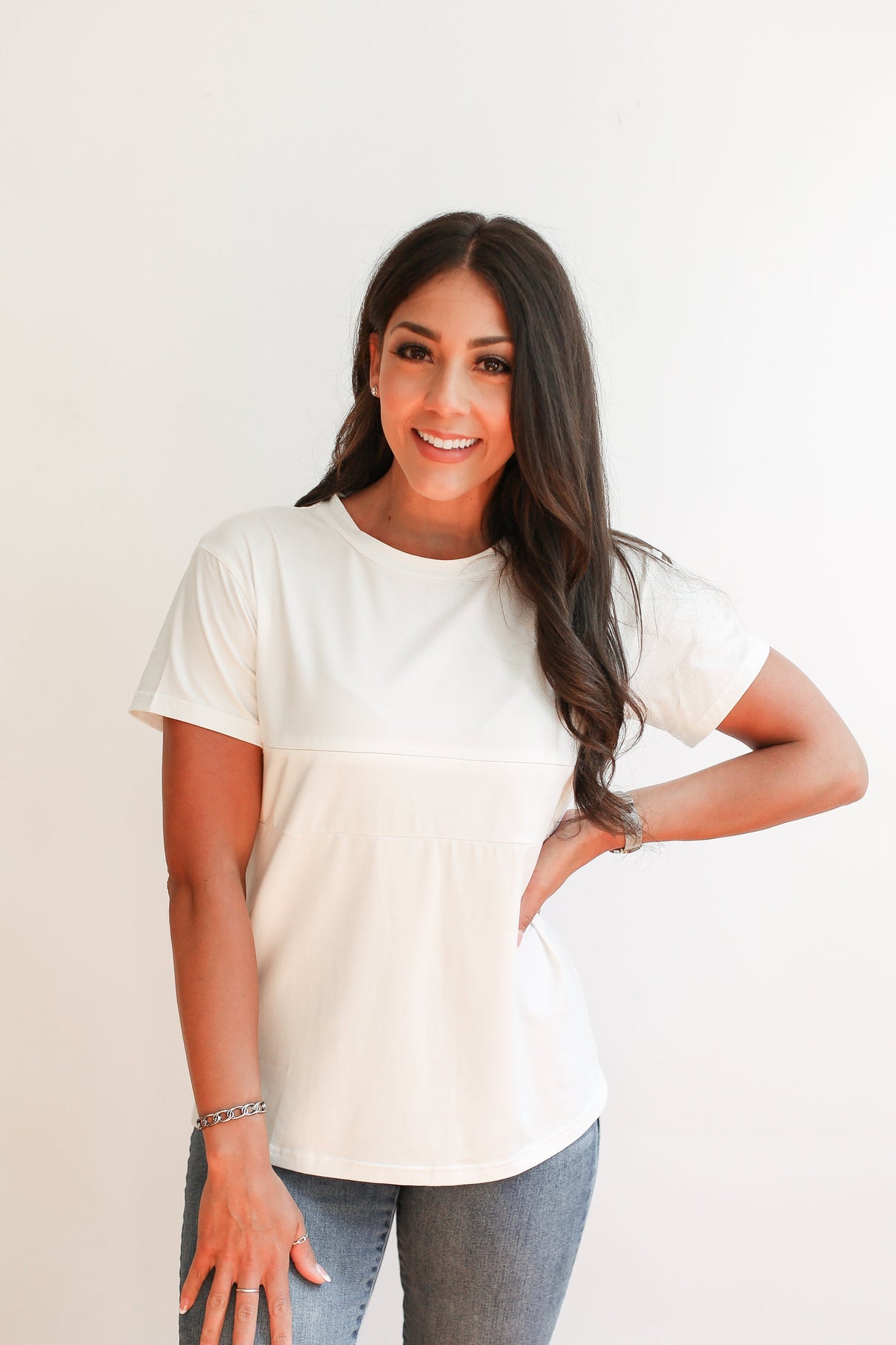 Full Zip Breastfeeding Tee From Movemama