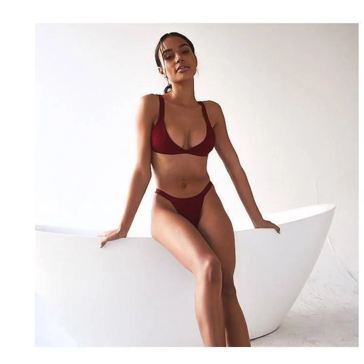 Deep-V Bikini Swimsuit from Kawaii Stop