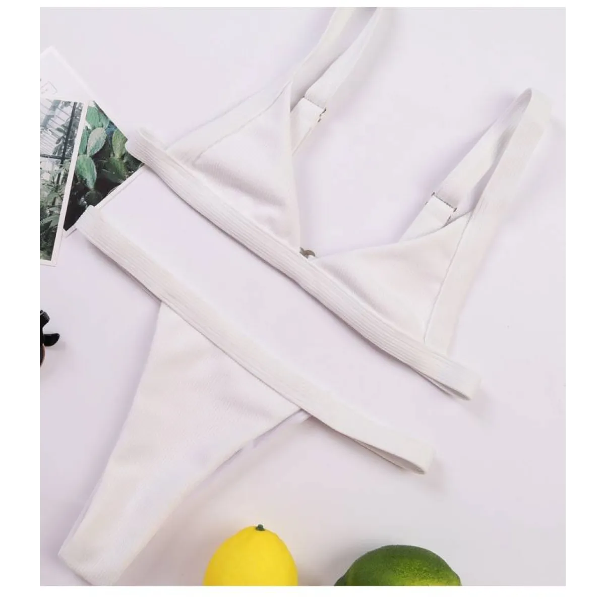 Deep-V Bikini Swimsuit from Kawaii Stop