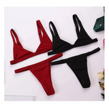 Deep-V Bikini Swimsuit from Kawaii Stop