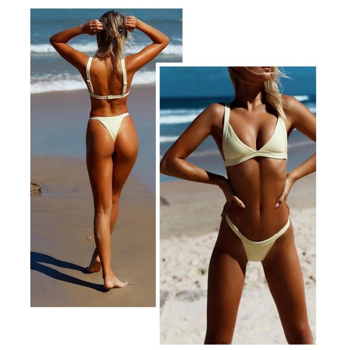 Deep-V Bikini Swimsuit from Kawaii Stop
