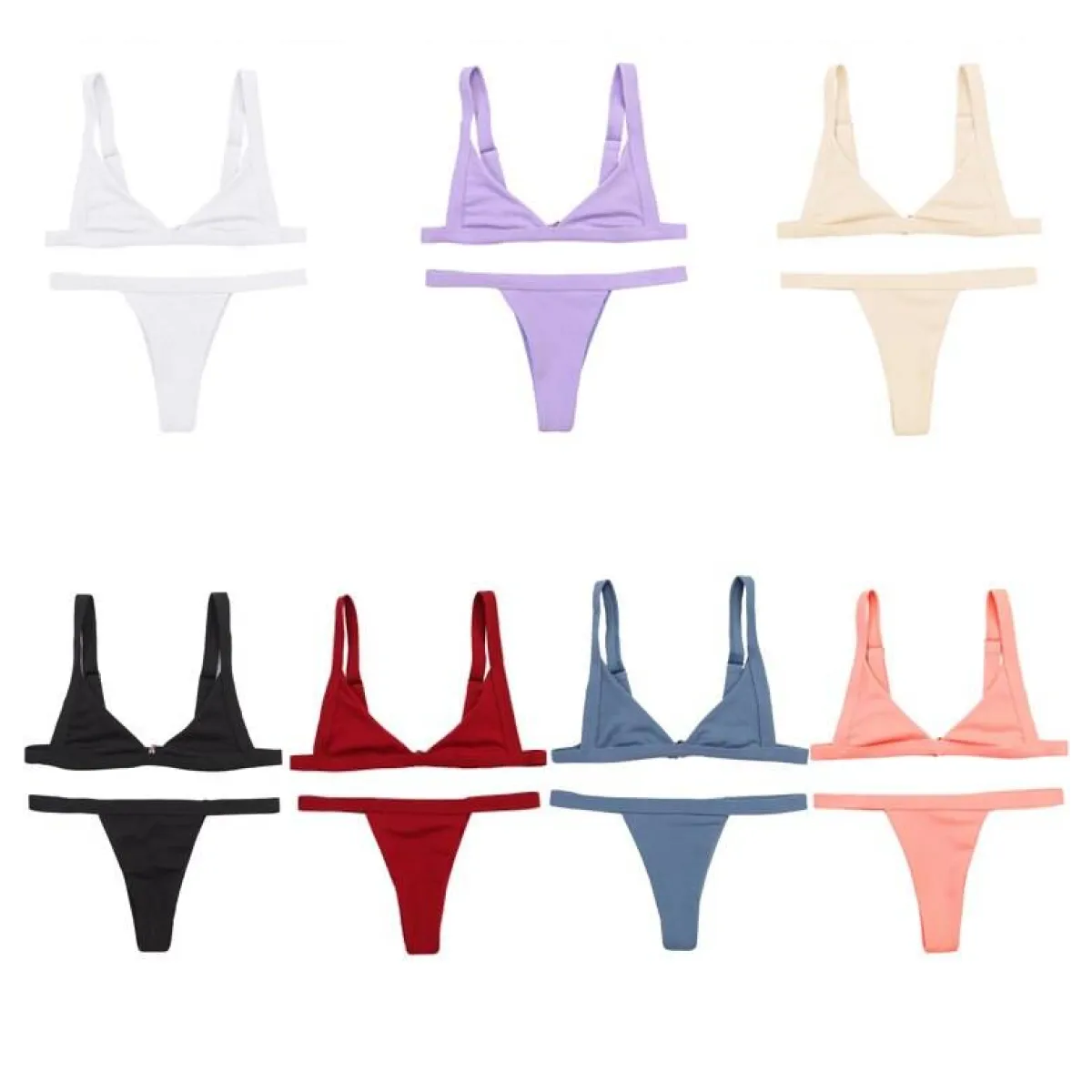 Deep-V Bikini Swimsuit from Kawaii Stop