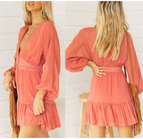 Deep-V Mini Dress From Kawaii Stop